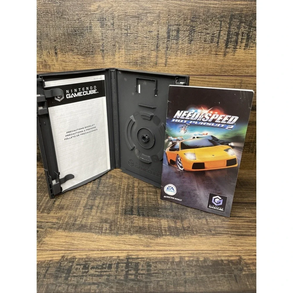 Need‎ For Speed Hot Pursuit 2 Nintendo GameCube Case And Manual Only, NO GAME